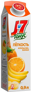 Джей-7 Тонус Апельсин-Банан, Тетра Пак, 0.9 л