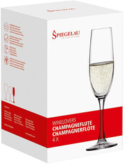 Бокалы Spiegelau, Winelovers Sparkling Wine, set of 4 pcs, 190 мл