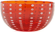 На фото изображение Zafferano Bowl “Perle” Rosso, 0.38 L (Дзафферано Чаша  «Перле» Красная объемом 0.38 литра)