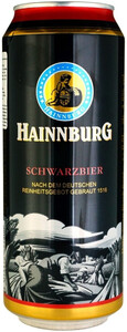 Hainnburg Schwarzbier, in can, 0.5 л