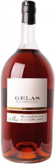 На фото изображение Gelas, Bas Armagnac 8 ans, 2.5 L (Желас, Ба Арманьяк 8-летний объемом 2.5 литра)