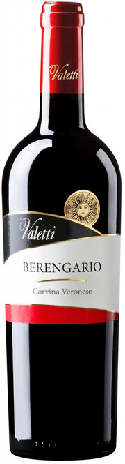 На фото изображение Valetti, Berengario Corvina Veronese IGT, 2018, 0.75 L (Валетти, Беренгарио Корвина Веронезе, 2018 объемом 0.75 литра)