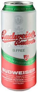 Budweiser Budvar B:Free, Non-Alcoholic, in can, 0.5 L