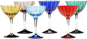 In the photo image Zafferano Perle, Set of 6 different coloured glasses, 0.23 L