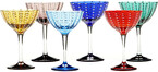 Zafferano Perle, Set of 6 different coloured glasses, 230 ml