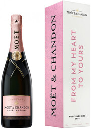 Moet & Chandon, Brut Imperial Rose, Say it With, gift box