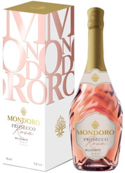 Игристое вино Mondoro Prosecco DOC Rose, gift box