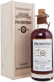 Proshyan Reserve 22 Years Old, wooden box, 0.75 л