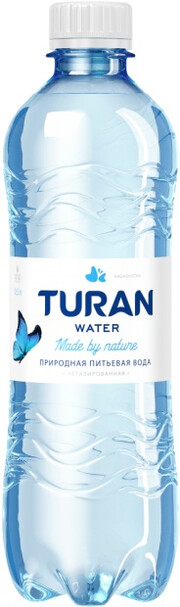 На фото изображение Turan Still, PET, 0.5 L (Туран Негазированная, в пластиковой бутылке объемом 0.5 литра)