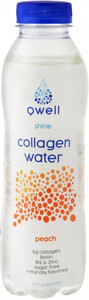 Qwell Collagen Water, Peach, 530 мл