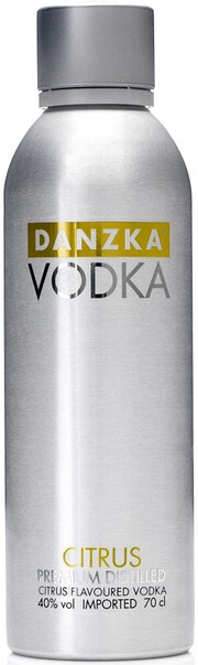 In the photo image Danzka Citrus, 0.7 L