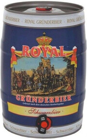 Eibau, Royal Grunderbier Schwarzbier, mini keg, 5 л