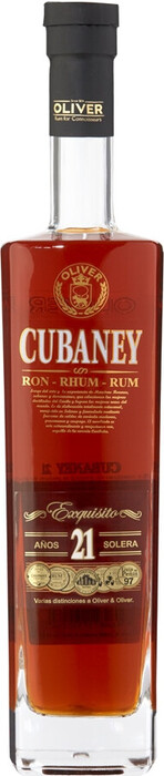 На фото изображение Cubaney Exquisito 21 Anos, 0.7 L (Кубаней Экскузито 21-летний объемом 0.7 литра)
