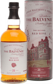 Balvenie, The Second Red Rose 21 Years, in tube, 0.7 л