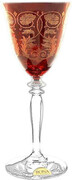 Rona, Harmony White Wine Glass, Red, set of 6 pcs, 190 мл