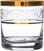Rona, Classic Whisky Glass, Gold, set of 6 pcs, 280 ml