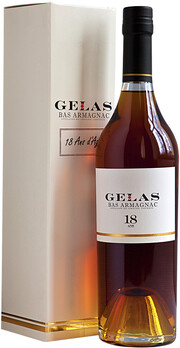 In the photo image Gelas, Bas Armagnac, 18 ans, gift box, 1.5 L