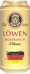 Löwen Böhmisch Pilsner 1868, in can, 0.5 л