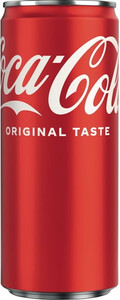 Минеральная вода Coca-Cola Original Taste (Poland), in can slim, 0.33 л