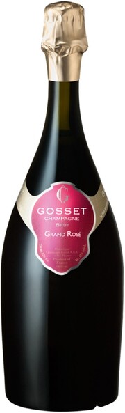 На фото изображение Gosset, Brut Grand Rose, 0.75 L (Госсе, Брют Гран Розе объемом 0.75 литра)