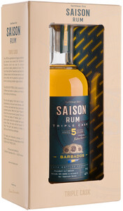 Saison Triple Cask Barbados 5 Years Old, gift box, 0.7 L