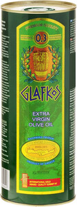 Glafkos, Extra Virgin Olive Oil 0,3%, in can, 1 л