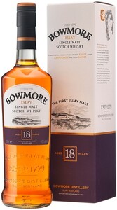 Bowmore 18 Years Old, gift box, 0.7 L