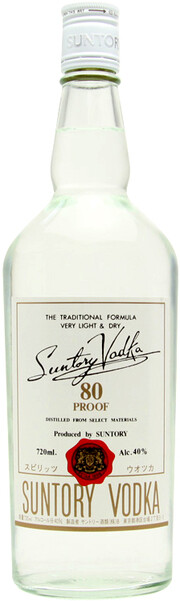 In the photo image Suntory, 80 Proof, 0.72 L