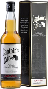 Виски Captains Cat, 3 Years Old, gift box, 0.7 л