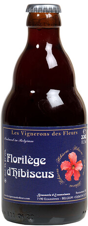 In the photo image Brasserie dEcaussinnes, Florilege dHibiscus, 0.33 L