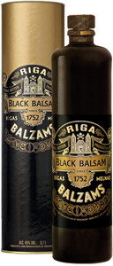 Латвийский ликер Riga Black Balsam, gift tube, 0.7 л