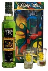 In the photo image Tunel Green, gift box with 2 glasses, 0.35 L