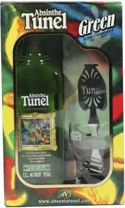 Tunel Green, gift box with spoon & glass, 0.7 L