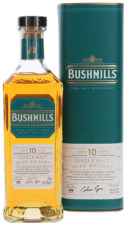 In the photo image Bushmills Malt 10 Years Old, with box, 0.7 L