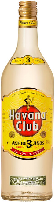 In the photo image Havana Club Anejo 3 Anos, 1 L
