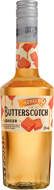 На фото изображение De Kuyper Butterscotch Caramel, 0.7 L (Де Кайпер Баттерскотч Карамель объемом 0.7 литра)