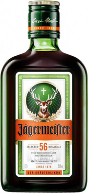 На фото изображение Jagermeister, 0.2 L (Егермейстер объемом 0.2 литра)