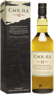 In the photo image Caol Ila malt 12 years old, with box, 0.75 L