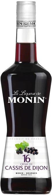 In the photo image Monin, Creme de Cassis de Dijon, 0.7 L