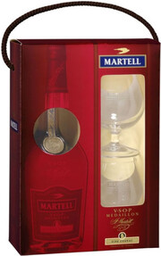 Martell VSOP, with 2-glass box, 0.7 л