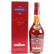 In the photo image Martell VSOP, with metal box, 0.7 L