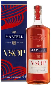 На фото изображение Martell VSOP, gift box, 1 L (Мартель ВСОП, в подарочной коробке объемом 1 литр)