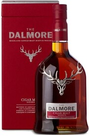 На фото изображение Dalmore, Cigar Malt Reserve, gift box, 0.7 L (Далмор, Сигар Молт Резерв, в подарочной коробке в бутылках объемом 0.7 литра)