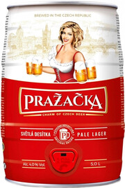 Чеське пиво Prazacka Svetle, mini keg, 5 л