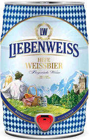 Liebenweiss Hefe-Weissbier, mini keg, 5 л