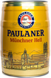Немецкое пиво Paulaner, Original Munchner Hell, mini keg, 5 л