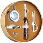 Gift Set Habana (Grappa I Legni Rovere & metal flask, сigar cissors, wine opener)