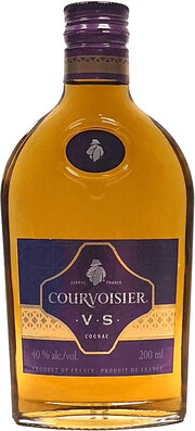 На фото изображение Courvoisier VS, 0.2 L (Курвуазье ВС объемом 0.2 литра)