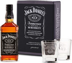 Jack Daniels, metal box with 2 glasses, 0.7 L