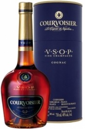 In the photo image Courvoisier VSOP, with metal box, 0.7 L